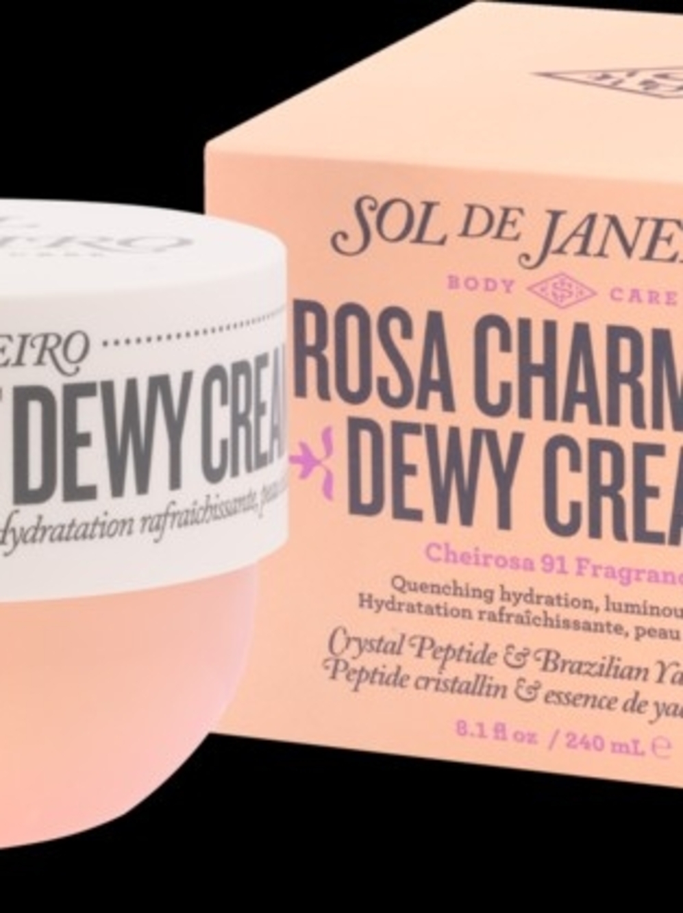 Sol De Janeiro Rosa Charmosa Dewy Cream 91 - New 8.1oz